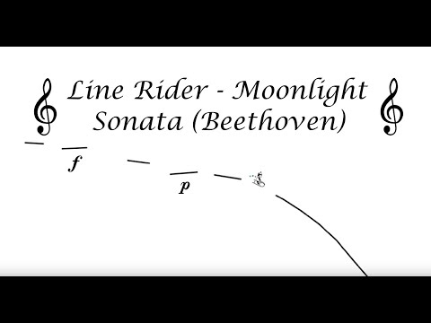 Line Rider 1 Moonlight Sonata Beethoven Youtube Music