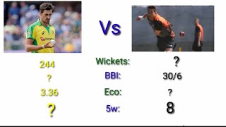Mitchell starc vs Trent boult Full comparison video. Who is the  best?