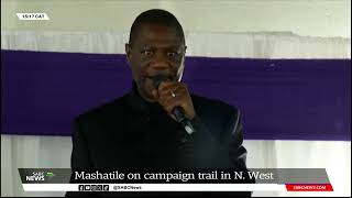 2024 Elections | ANC Deputy President Paul Mashatile on campaign trail in North West