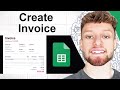 How To Create Invoice in Google Sheets (Step By Step)