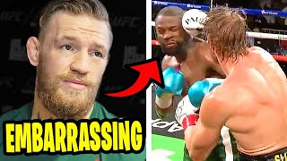 MMA Community Reacts - Floyd Mayweather vs. Logan Paul highlights (Boxing)