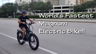 WORLD'S FASTEST Magnum ELECTRIC BIKE (Nomad) by Elecruiser