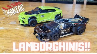 Speed Champions Lamborghini Urus & Hura by the Montreal Lego Maniac - unboxing, speed build & review