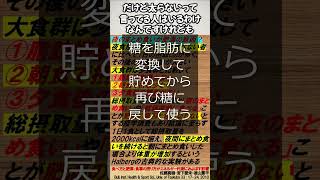 【食べる時間帯で太りやすさが異なる】食事と代謝㊹【糖をそのまま燃やすのがベスト】#痩せたい #ダイエット #脚やせ #足痩せ #お腹痩せ #下半身 #食事制限 #朝食 #食間 #ファスティング #断食