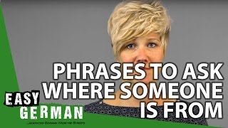 German with Turkish subtitles (6) - 10 phrases to ask where do you come from