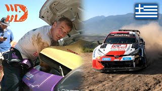 Disaster for Loeb and Rovanperä - WRC Acropolis Rally Greece 2022 Saturday Morning Highlights