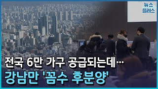 6만 가구 큰 장 열렸는데...강남만 '꼼수' 후분양/한국경제TV뉴스