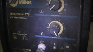 Taking Apart Millermatic 175 230V 220V\\240V Wire Welder - Looking At Wire Speed Control Knob