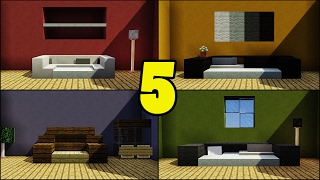 Top 5 Couch/Sofa Designs in Minecraft