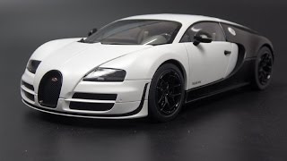 1/18 AUTOart Bugatti Veyron Super sport PUR BLANC EDITION review