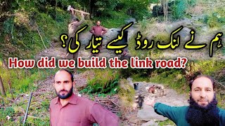 How did we build the link road?||humne Link road kaise taiyar ki||humne sadak per kam Kiya||