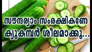 വെള്ളരിക്കയുടെ ഗുണങ്ങൾ | Health and Beauty Benefits Of Cucumber | Malayalam Health Tips