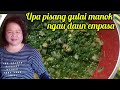 LAUK LEGEND DAYAK IBAN,MASAK UMBUT PISANG CAMPUR AYAM DAN PUCUK UBI..