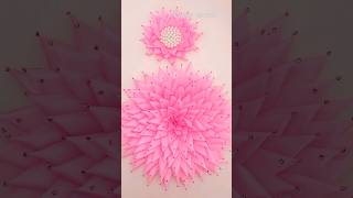 පූජා නෙළුම් මල්😍💐/ ribbon flower/lotus flower🌷 #ribbonflowers #crafts #diy #buddha #easy #shorts 🌼🌸