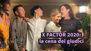 Festa dei giudici di XFactor 2020, al gran completo