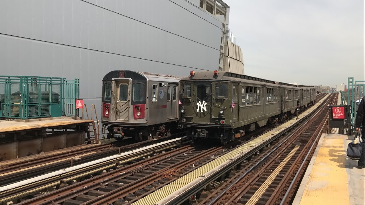 NYC Subway HD 60fps: R142 4 Trains @ 161st Street - Yankee Stadium W ...