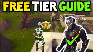 how to get a free battle pass tier fort - 3 fortnite free tier