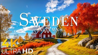 Autumn Sweden 4K UHD - Amazing Nature Film with Peaceful Relaxing Piano Music - 4K Video Ultra HD