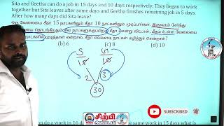 time and work SHORTCUTS  |   Sita and Geetha can do a job in 15 days and 10 days respectively.