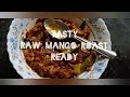 raw mango roast പച്ച മാങ്ങ റോസ്റ്റ്