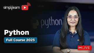 Python Full Course for Absolute Beginners | Python Tutorial | Python Training 2026 | Simplilearn