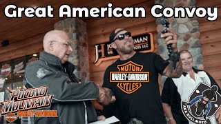 Adam Sandoval's Great American Convoy At Pocono Harley Davidson