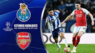 Porto vs. Arsenal: Extended Highlights | UCL Round of 16 1st Leg | CBS Sports Golazo