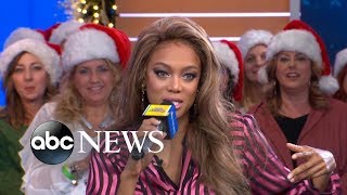 'GMA' Hot List: Tyra Banks breaks out in a rap live on 'GMA'