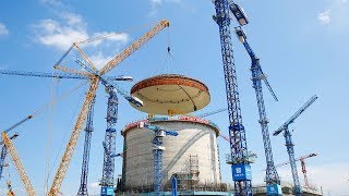Dome installation completed for Hualong One nuclear power unit in Guangxi