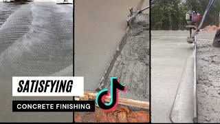 The Most SATISFYING Concrete Finishing Tiktok Video Compilation 2021 (SMOOTH CONCRETE)