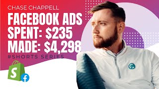 $235 turned into $4,298 using Facebook ads