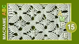 Macrame ABC - pattern sample #15