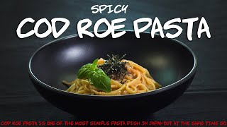 Spicy Cod roe Mentaiko Pasta. （明太子パスタ）Washoku tips. It is actually easy to make this dish.