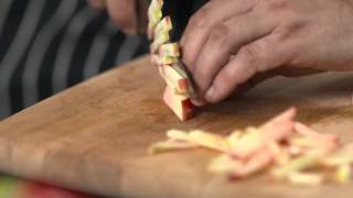 How To - cut fruit and veg into matchsticks