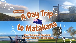 Jalan-jalan ke Matakana | Pasar petani di New Zealand | Snell Beach #weekendvlog #aucklandvlog