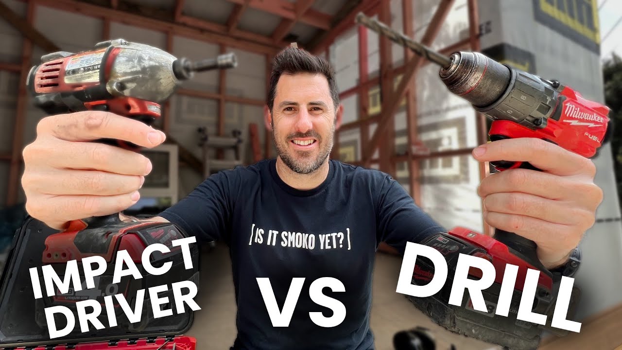 Drill Vs Impact Driver What S The Difference Youtube