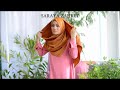 tutorial shawl satin lara style 1