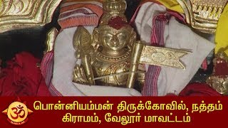 பொன்னியம்மன் திருக்கோவில், நத்தம் கிராமம், வேலூர் மாவட்டம்