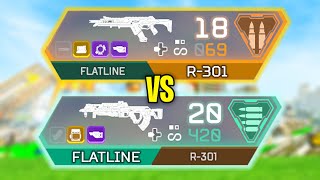 FLATLINE vs R-301 in Apex Legends