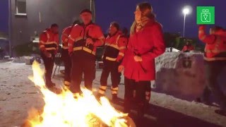 Feuriger Jahresauftakt bei Bühler Entsorgung in Bopfingen