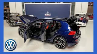 1:18 Volkswagen Golf Mk 8 GTI (Blue)- Norev [Unboxing]