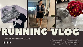 RUNNING VLOG| 3 WEEKS POST OP | 8 HARD MILES | RECOVERY RUN