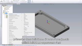 SolidCAM - Leçon de démarrage - introduction