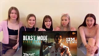 Beast Mode Song Reaction | Beast | Thalapathy Vijay | Nelson | Anirudh