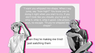 Haikyuu Lyric Prank || Whipped into Shape - Legally Blonde: The Musical