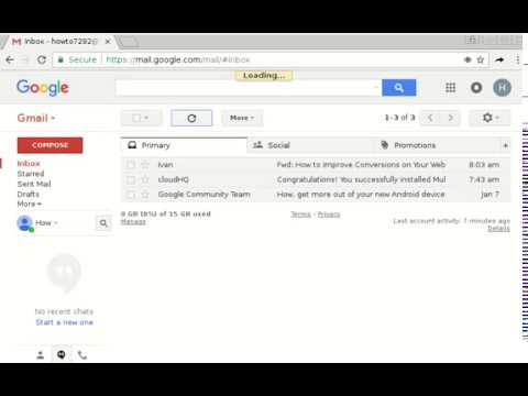 Как переслать несколько писем в gmail