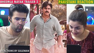 Pakistani Couple Reacts To Bheemla Nayak Release Trailer | Pawan Kalyan, Rana Daggubati | Trivikram