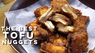 Tofu that looks like Chicken Meat! | The Best Tofu Nuggets Recipe