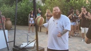 PLAYING BASKETBALL WITH ACTION BRONSON COACHELLA WEEKEND