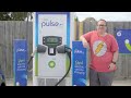 Quick look at first BP Pulse electric car fast charger in Australia